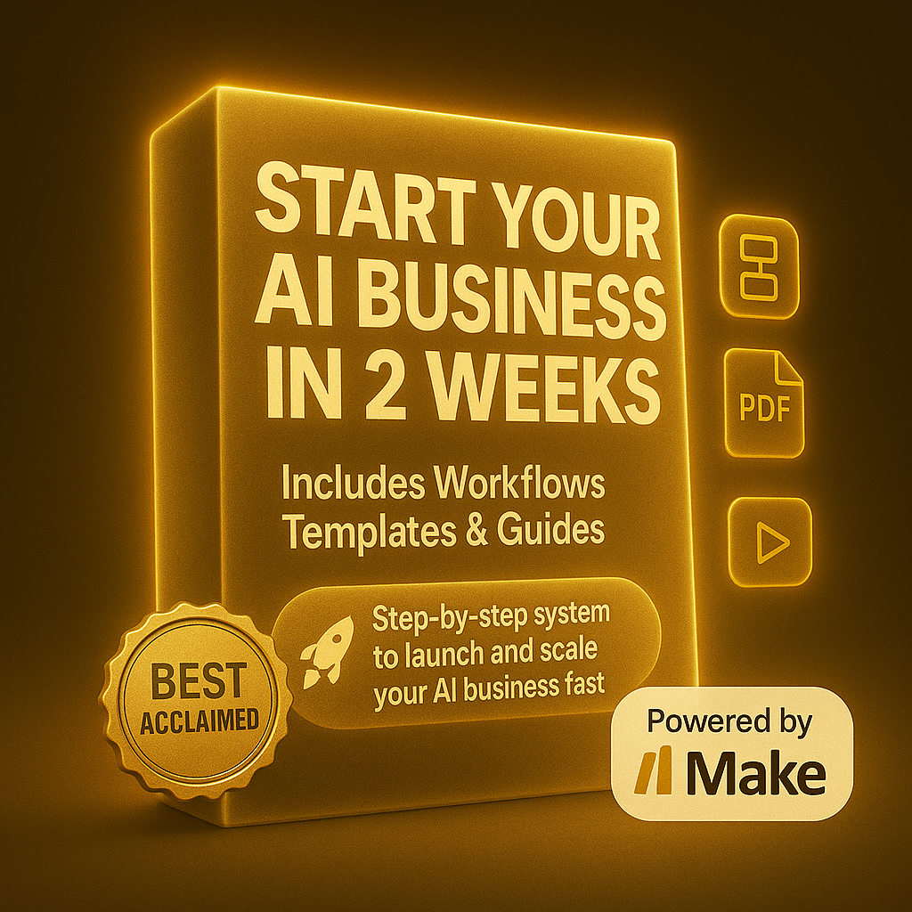 Start your AI business GOLD (Everything you need + Support)