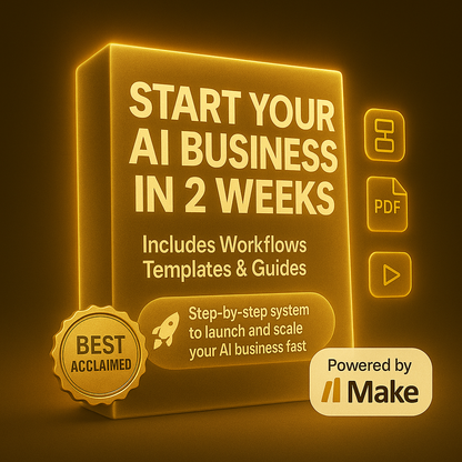 Start your AI business GOLD (Everything you need + Support)