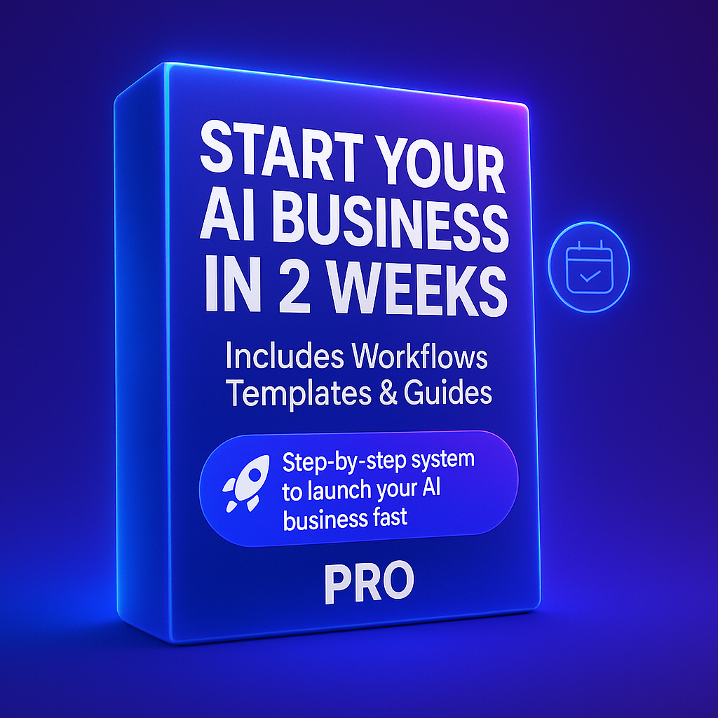 Start your AI Business PRO (Everything you need + 40 Workflows)